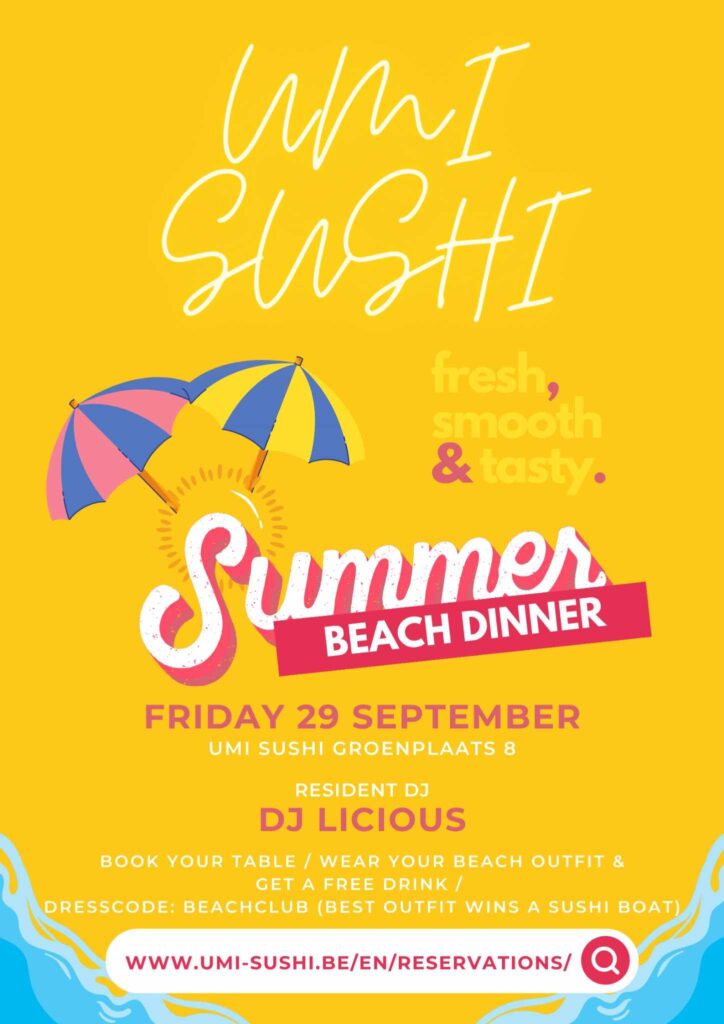 UMI-SUSHI - Summer beach dinner